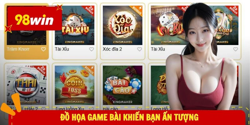 Đồ họa game bài khiến bạn ấn tượng