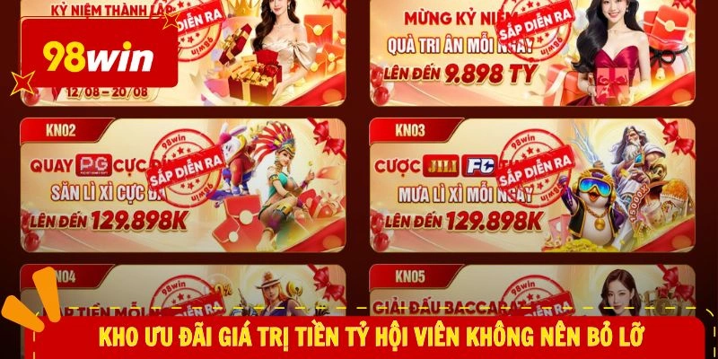 Kho ưu đãi giá trị tiền tỷ hội viên không nên bỏ lỡ